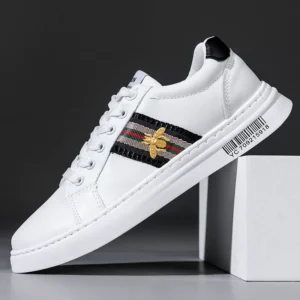 White Sneakers Men’s Casual Shoes Korean Style